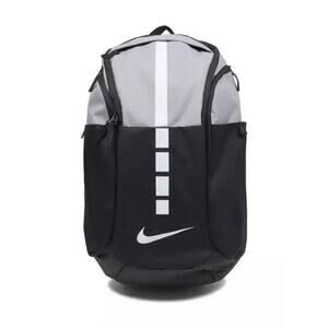 Nike Hoops Elite Pro Backpack Cement Grey White Black Travel School BA5554 012